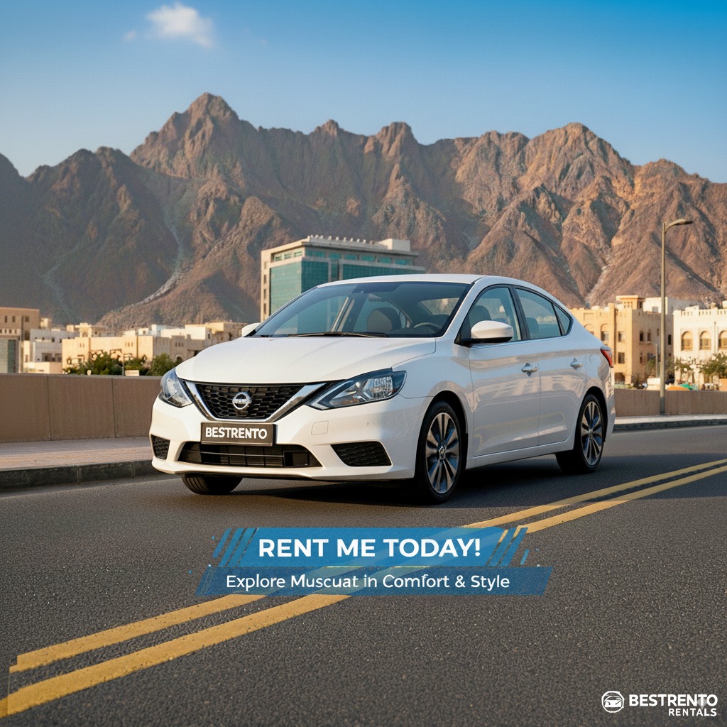Nissan Sentra 2017 rental Muscat