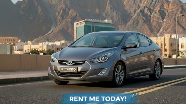 Hyundai Elantra 2017 rental Muscat